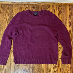Brooks Brothers 100% Wool Crewneck Sweater Sz M